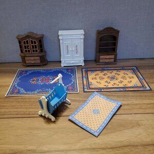 Playmobil Victorian Doll House Living Room Bedroom 7 Piece Lot